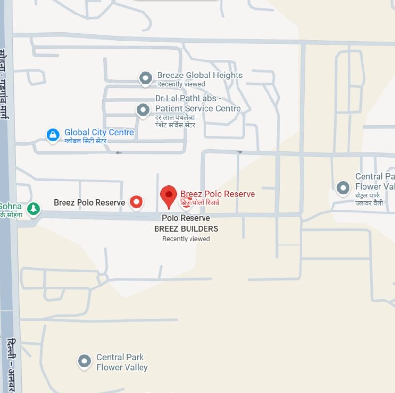 Project location map Project location map