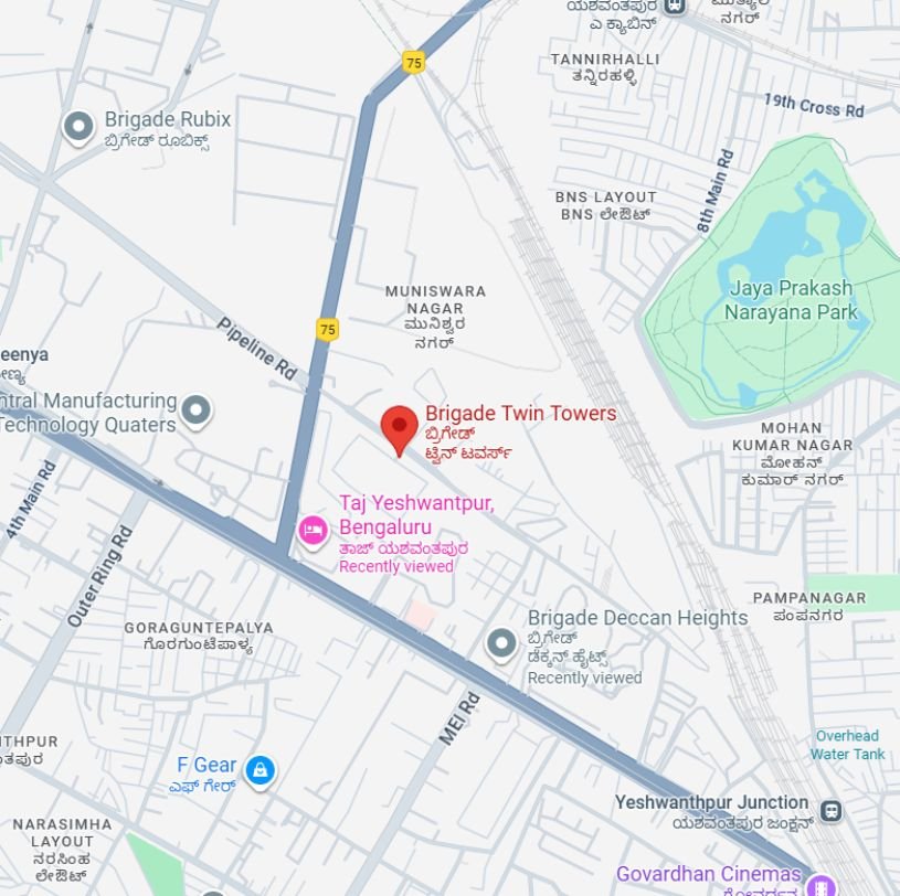 Project location map Project location map