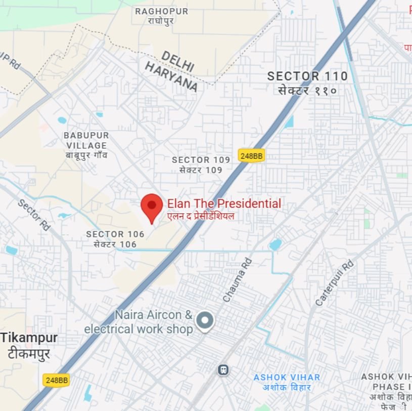 Project location map