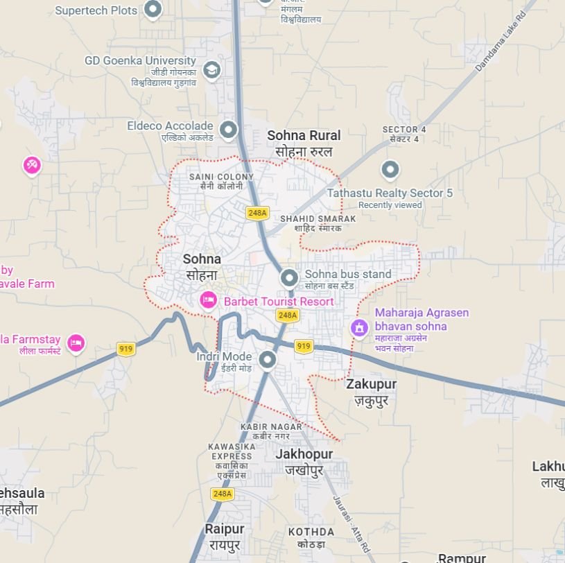 Project location map Project location map