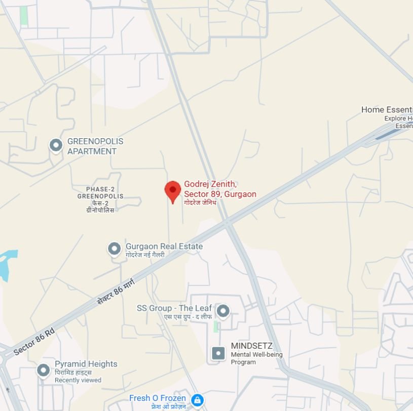 Project location map Project location map
