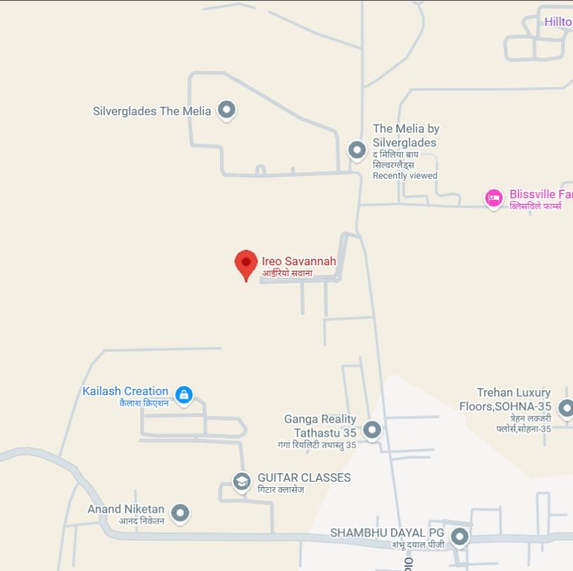 Project location map Project location map
