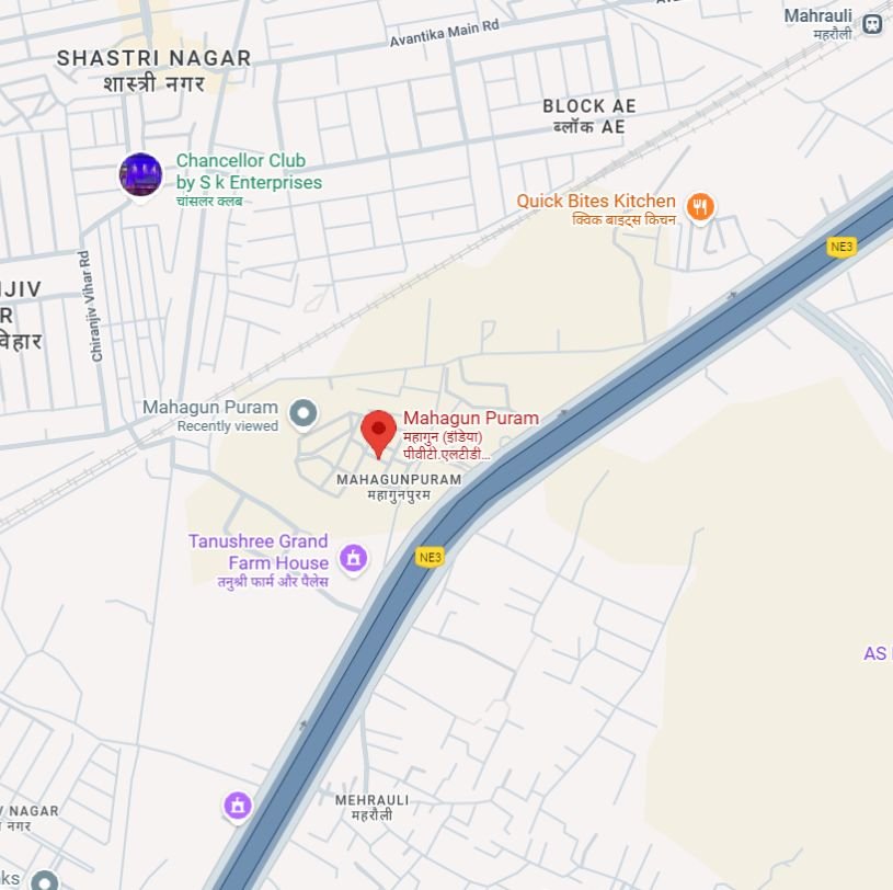 Project location map Project location map
