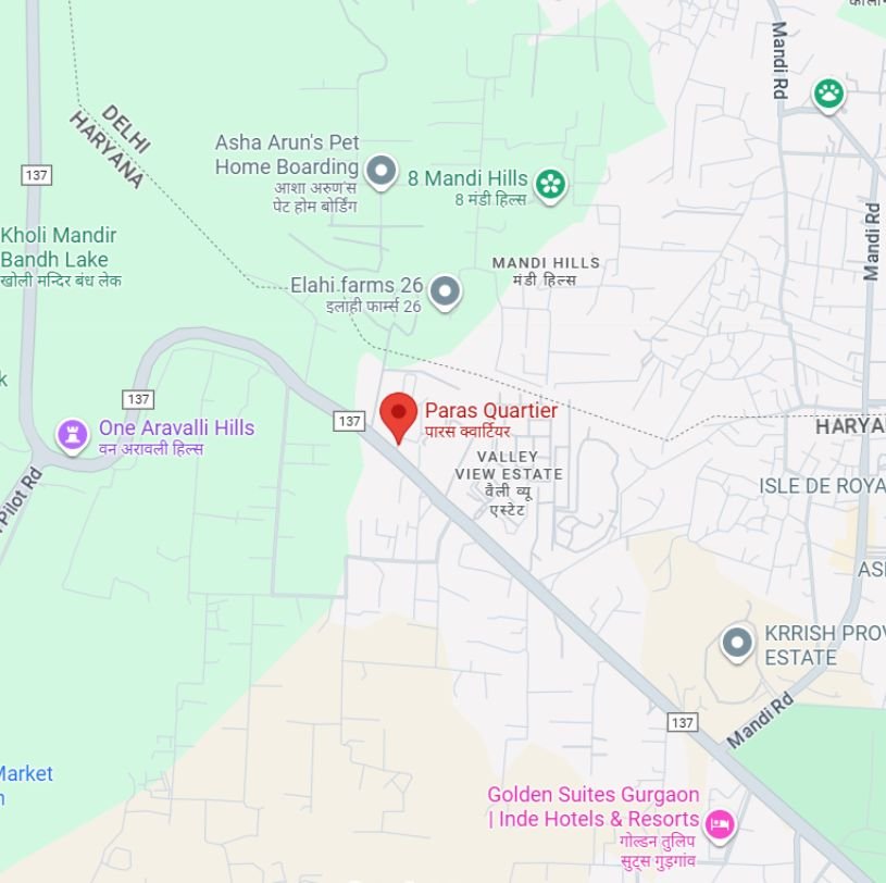 Project location map Project location map