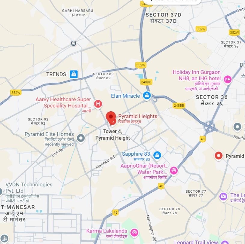 Project location map Project location map