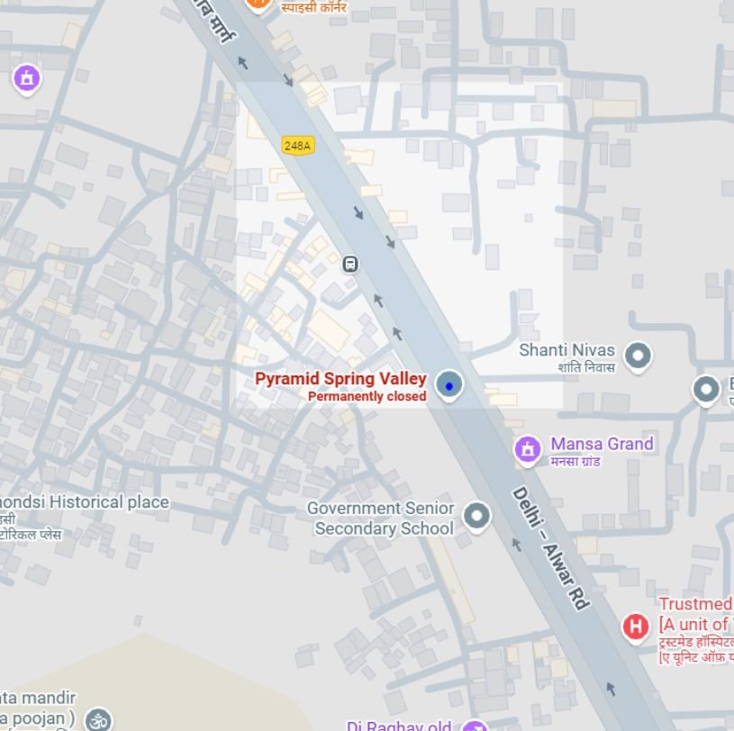 Project location map Project location map