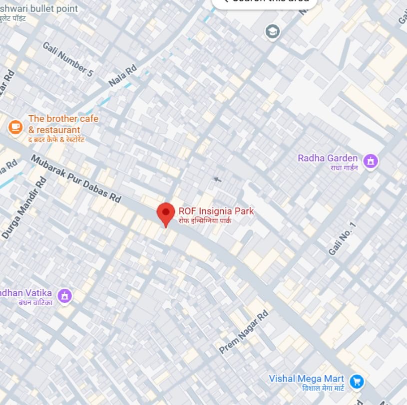 Project location map Project location map