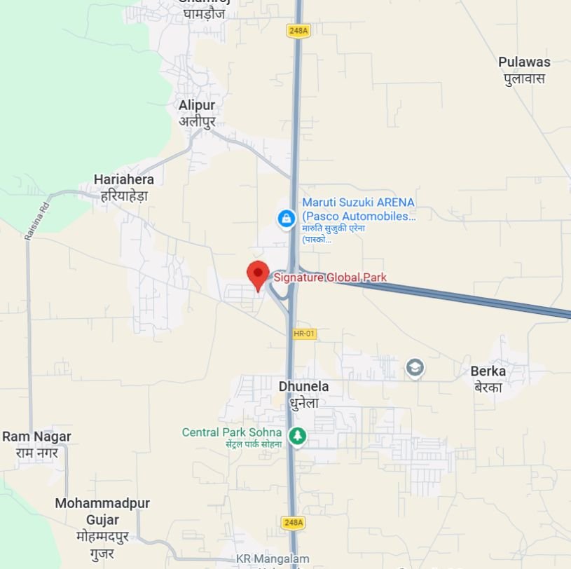Project location map Project location map