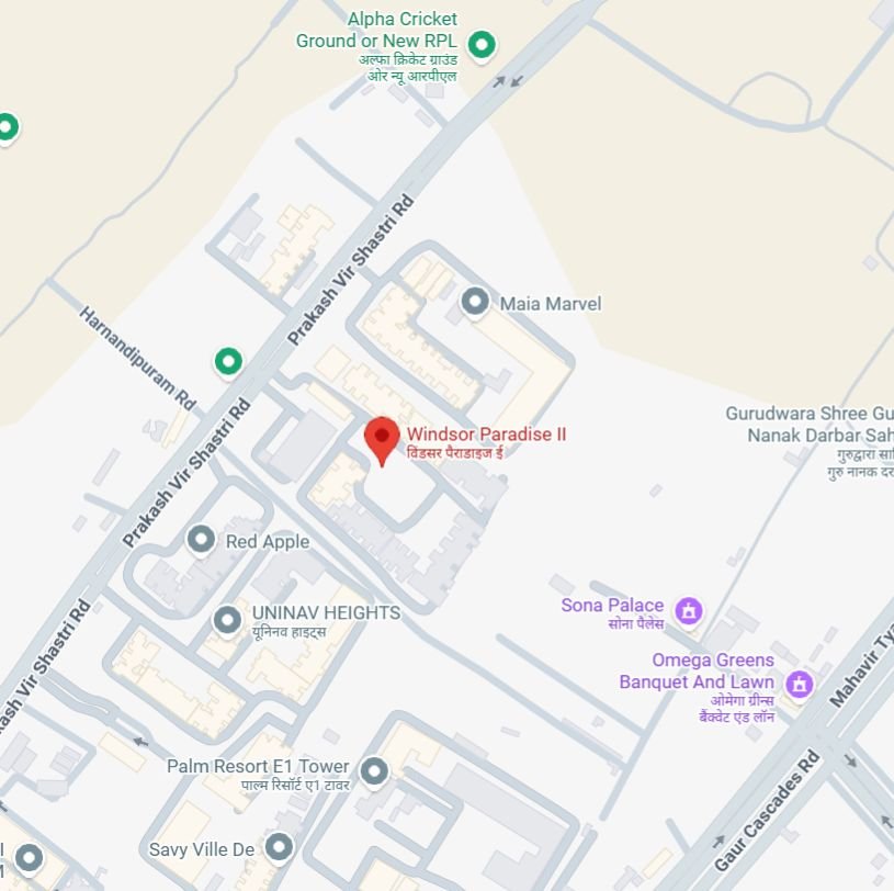 Project location map Project location map